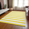 Piper Looms Chantille Stripes ACN528 Yellow Area Rug