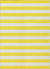 Piper Looms Chantille Stripes ACN528 Yellow Area Rug