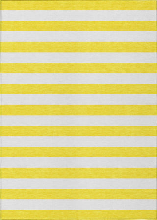 Piper Looms Chantille Stripes ACN528 Yellow Area Rug