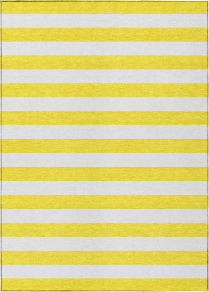 Piper Looms Chantille Stripes ACN528 Yellow Area Rug