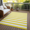 Piper Looms Chantille Stripes ACN528 Yellow Area Rug