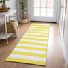 Piper Looms Chantille Stripes ACN528 Yellow Area Rug