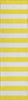 Piper Looms Chantille Stripes ACN528 Yellow Area Rug