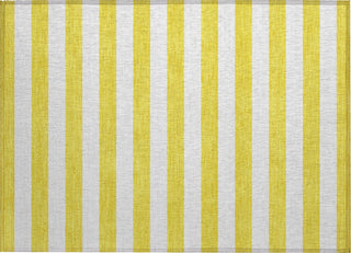 Piper Looms Chantille Stripes ACN528 Yellow Area Rug