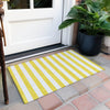 Piper Looms Chantille Stripes ACN528 Yellow Area Rug