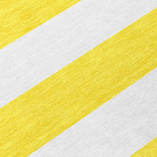 Piper Looms Chantille Stripes ACN528 Yellow Area Rug