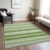 Piper Looms Chantille Stripes ACN529 Aloe Area Rug