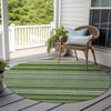 Piper Looms Chantille Stripes ACN529 Aloe Area Rug