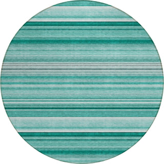 Piper Looms Chantille Stripes ACN529 Aqua Area Rug