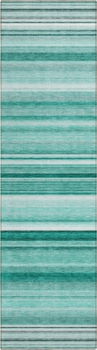 Piper Looms Chantille Stripes ACN529 Aqua Area Rug