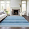 Piper Looms Chantille Stripes ACN529 Blue Area Rug