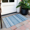 Piper Looms Chantille Stripes ACN529 Blue Area Rug