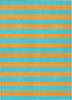 Piper Looms Chantille Stripes ACN530 Aqua Area Rug