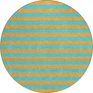 Piper Looms Chantille Stripes ACN530 Aqua Area Rug