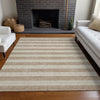 Piper Looms Chantille Stripes ACN530 Beige Area Rug