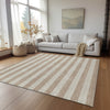 Piper Looms Chantille Stripes ACN530 Beige Area Rug