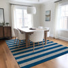 Piper Looms Chantille Stripes ACN530 Blue Area Rug