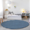 Piper Looms Chantille Stripes ACN530 Blue Area Rug