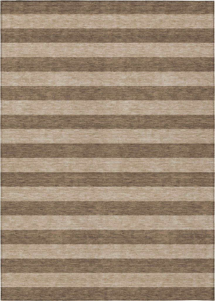 Piper Looms Chantille Stripes ACN530 Coffee Area Rug