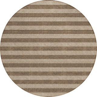 Piper Looms Chantille Stripes ACN530 Coffee Area Rug