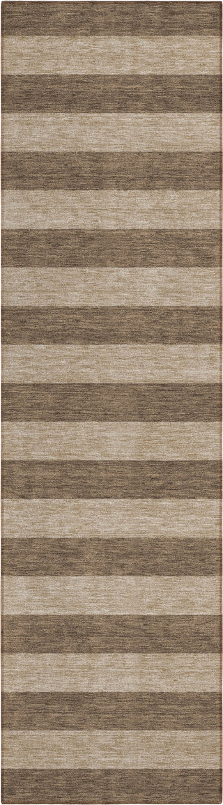 Piper Looms Chantille Stripes ACN530 Coffee Area Rug