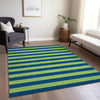 Piper Looms Chantille Stripes ACN530 Navy Area Rug