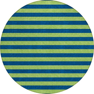 Piper Looms Chantille Stripes ACN530 Navy Area Rug