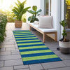 Piper Looms Chantille Stripes ACN530 Navy Area Rug