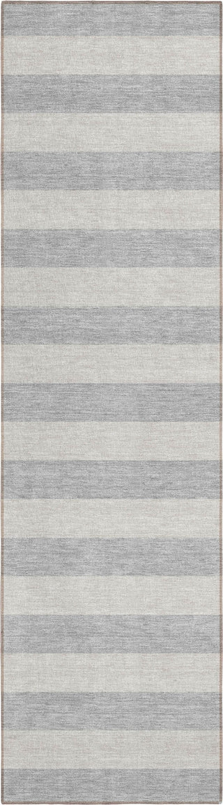 Piper Looms Chantille Stripes ACN530 Pewter Area Rug