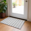 Piper Looms Chantille Stripes ACN530 Pewter Area Rug