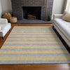 Piper Looms Chantille Stripes ACN530 Silver Area Rug