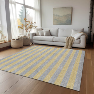 Piper Looms Chantille Stripes ACN530 Silver Area Rug