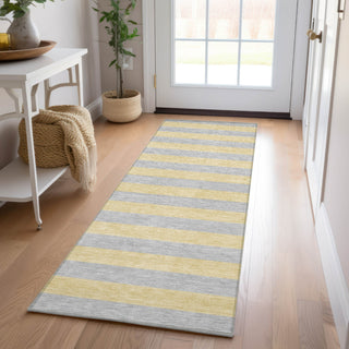 Piper Looms Chantille Stripes ACN530 Silver Area Rug