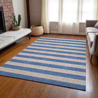 Piper Looms Chantille Stripes ACN530 Tan Area Rug