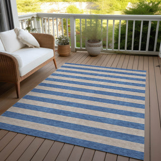 Piper Looms Chantille Stripes ACN530 Tan Area Rug