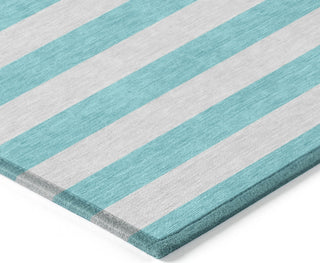 Piper Looms Chantille Stripes ACN530 Turquoise Area Rug