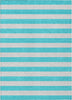 Piper Looms Chantille Stripes ACN530 Turquoise Area Rug