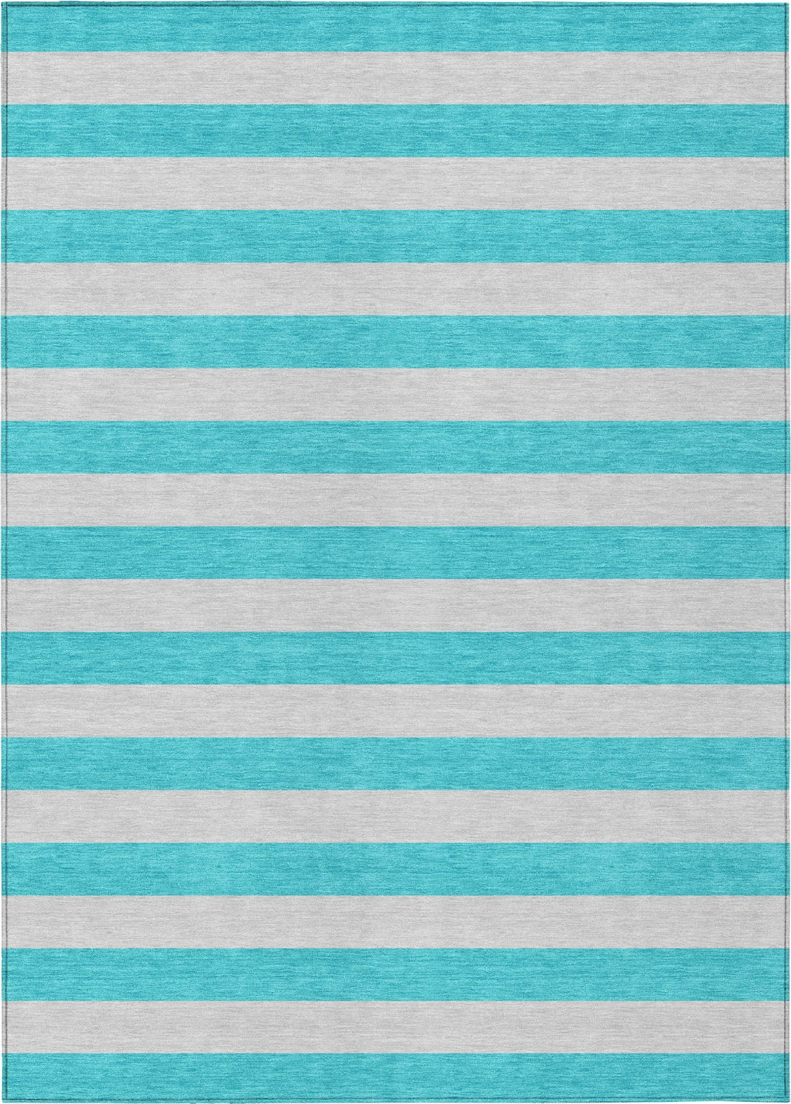 Piper Looms Chantille Stripes ACN530 Turquoise Area Rug