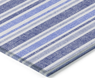 Piper Looms Chantille Stripes ACN531 Blue Area Rug