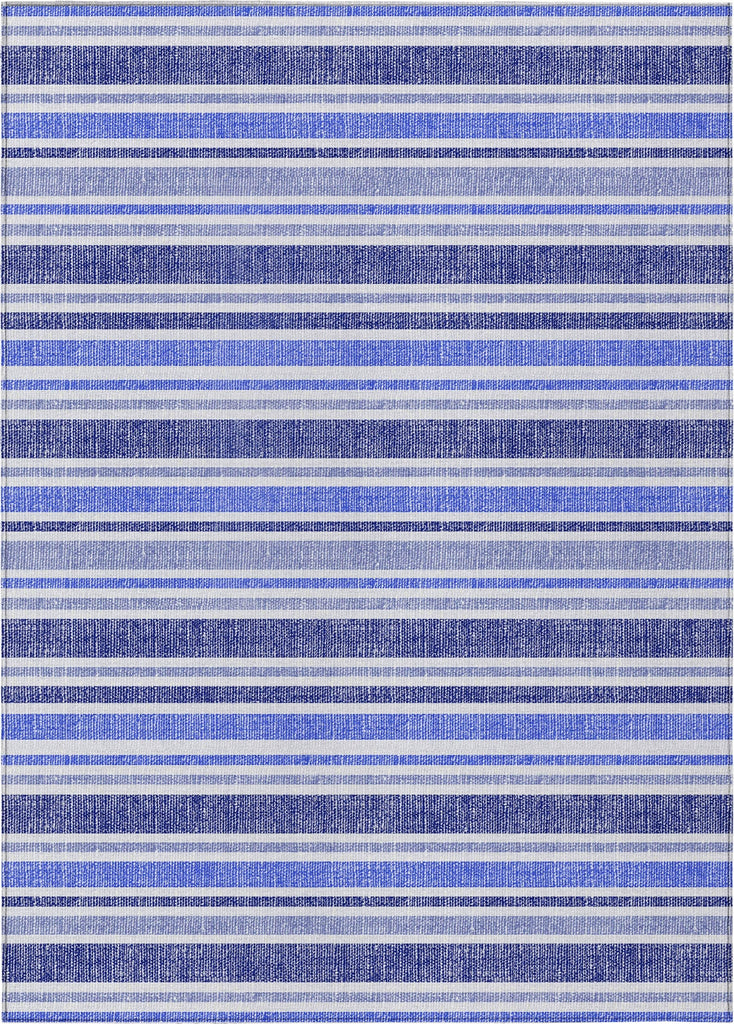 Piper Looms Chantille Stripes ACN531 Blue Area Rug