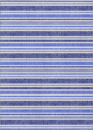 Piper Looms Chantille Stripes ACN531 Blue Area Rug