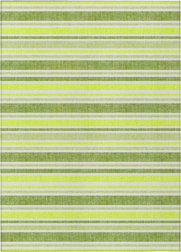 Piper Looms Chantille Stripes ACN531 Fern Area Rug