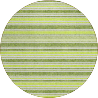 Piper Looms Chantille Stripes ACN531 Fern Area Rug