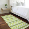 Piper Looms Chantille Stripes ACN531 Fern Area Rug