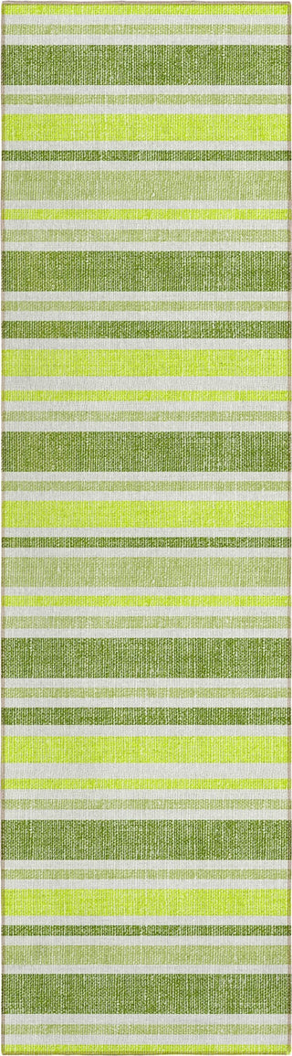 Piper Looms Chantille Stripes ACN531 Fern Area Rug