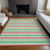 Piper Looms Chantille Stripes ACN531 Green Area Rug