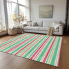 Piper Looms Chantille Stripes ACN531 Green Area Rug
