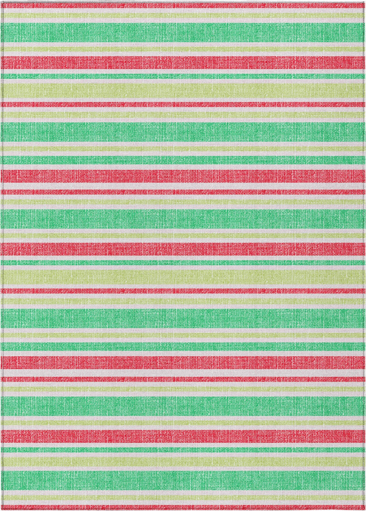 Piper Looms Chantille Stripes ACN531 Green Area Rug