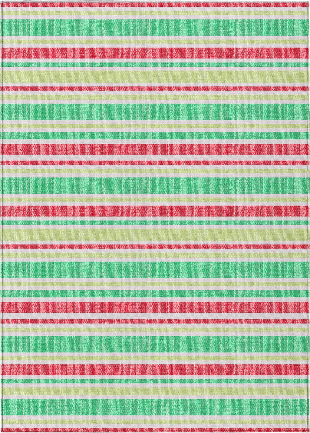 Piper Looms Chantille Stripes ACN531 Green Area Rug