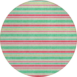 Piper Looms Chantille Stripes ACN531 Green Area Rug